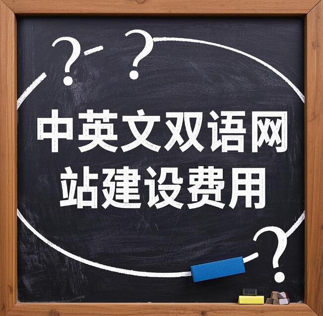 2025中英文双语网站建设费用