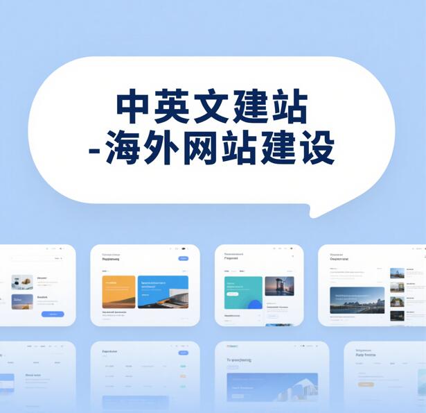 中英文海外网站制作